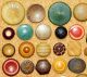 Antique Vintage Vegetable Ivory Tagua Nut Carved Buttons Buttons photo 2
