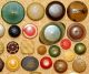 Antique Vintage Vegetable Ivory Tagua Nut Carved Buttons Buttons photo 3
