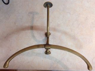Antique Brass Wall Mounted Coat Hanger And Hat Stand photo