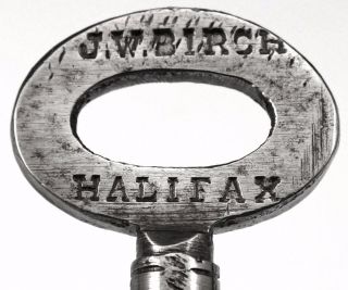 Vintage J.  W.  Birch Of Halifax Safe Key 3 
