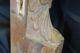 Walnut Wood Carved Storks (2) Bird Architectural Furniture Accents Or Fragments Other Antique Woodenware photo 6