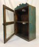 Antique Folk Art Primitive Countertop Painted Wood Showcase Display Case Display Cases photo 5