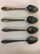 Community Silver Plate Demitasse Spoons White Orchid Flatware & Silverware photo 4