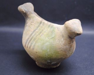 Indus Valley Bronze Age Terracotta Bird Figurine 2200 - 1800 Bc photo
