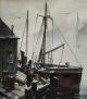 1950s John Cuthbert Hare Maritime Sailboat Cape Cod Harbor Watercolor Painting Other Maritime Antiques photo 4