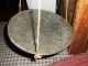 18th Century Kitchen/store Scale W Brass Pans & Hand Forged Iron Balancing Beam Primitives photo 4