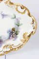 Antique Gilt Hand Painted Bowl 2 Embossed Pierced George Jones China England Bowls photo 4