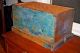 Early Old Paint Wood Butter Churn Box Outside Gears Early Industrial 2 Speeds Primitives photo 2