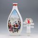 Chinese Jingdezhen Famille Rose Porcelain Hand Painted Lute Shape Vase G095 Vases photo 4
