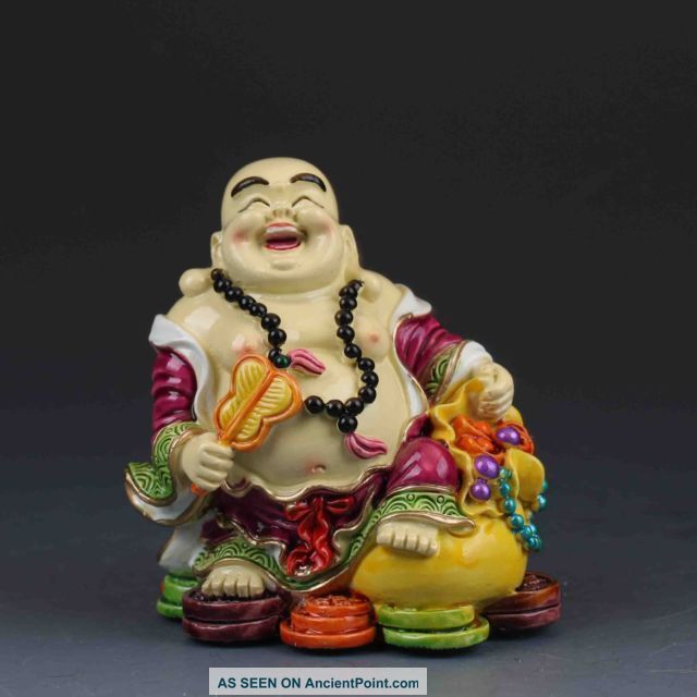 Chinese Cloisonne Procelain Handwork Buddha Statues Buddha photo