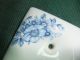 Vintage Porcelain Single Switch Plate Cover Blue & White Floral Switch Plates & Outlet Covers photo 1