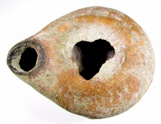 Roman Ceramic/terracotta Oil Lamp - Very Rare Ancient Historical Artifact - B546 photo