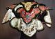 Antique Chinese Silk Forbidden Stitch Embroidery Figural Butterfly Cloud Collar Robes & Textiles photo 1