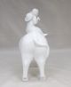 G166: Chinese White Porcelain Oxen Statue Of Appropriate Tone And Good Work Oxen photo 6