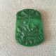 Antique Chinese Natural Jade Jadeite Carved Horse Pendant 19th Century Other Chinese Antiques photo 1