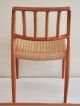 Vintage Danish Modern Moller Teak Chair Model 83 Mid-Century Modernism photo 2