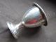 Egg Cup Sterling Silver,  Victorian London 1839,  Shape And Style Marked Cups & Goblets photo 3