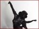 Antique French Bronze Statue Figure Figurine Sculpture Dancer,  19th Century Metalware photo 1