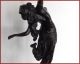 Antique French Bronze Statue Figure Figurine Sculpture Dancer,  19th Century Metalware photo 3