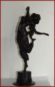 Antique French Bronze Statue Figure Figurine Sculpture Dancer,  19th Century Metalware photo 4