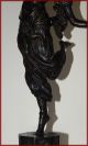 Antique French Bronze Statue Figure Figurine Sculpture Dancer,  19th Century Metalware photo 7