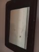 18th/19th C Early Old Antique Wooden Wood Looking Glass Wall Fragment Mirror Primitives photo 9