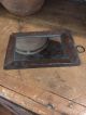 18th/19th C Early Old Antique Wooden Wood Looking Glass Wall Fragment Mirror Primitives photo 2