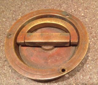 Antique Brass Handle Turn Plate/antique Brass Door Furniture/handle Turn Shaft. photo