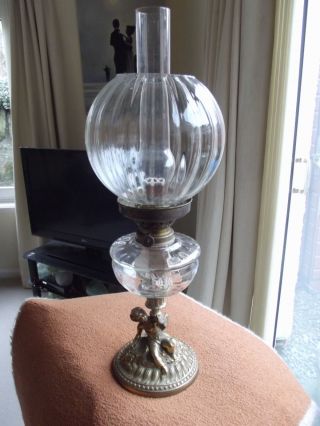 Vintage Oil Lamp photo