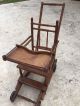 Antique Vintage Victorian Baby Convertible High Chair Stroller Combo Cane 1885 1800-1899 photo 9