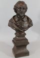 Antique 19thc Carved Walnut Wood,  Shakespeare Bust, Carved Figures photo 1