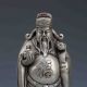 Chinese Tibetan Silver Hand - Carved Mammon Statue W Qianlong Mark Gd8768 Other Antique Chinese Statues photo 1