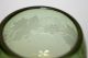 Large Estate Antique Forest Green Art Glass Roemer Wine Glass W/ Engraving Exc Stemware photo 4