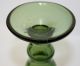 Large Estate Antique Forest Green Art Glass Roemer Wine Glass W/ Engraving Exc Stemware photo 8