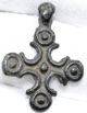 Medieval - Knights Period Bronze Cross Pendant - (incl) - Qr35 Roman photo 3