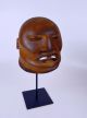 A Makonde Lipico Initiation Mask On Display Stand,  African Mask,  African Art Masks photo 2