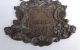 Vtg Antique Marvin Safe Company Bronze Medallion Plaque Patent Dec 1863 Rare Safes & Still Banks photo 2