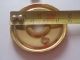 2 Replacement Brass Door Knob Back Plates / Roses 47 Mm Diameter Rim Lock Etc. Door Knobs & Handles photo 2