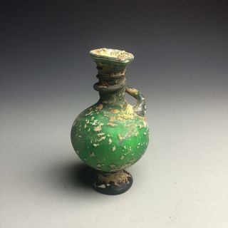 A Rare Roman Glass Bottle 2 photo