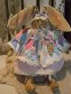Primitive Bunny Rabbit Doll Antique Quilt,  Old Photo Folk Art Bunny Rabbit Doll Primitives photo 8