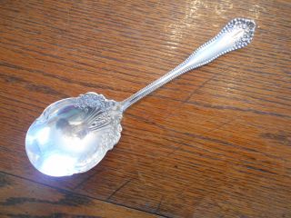Rogers 1901 Mayflower Pattern Berry Or Casserole Serving Spoon Is Silverplate photo