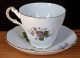 Vintage Regency English Bone China Teacup,  Saucer Violets Gold Trim Cups & Saucers photo 2