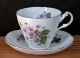 Vintage Regency English Bone China Teacup,  Saucer Violets Gold Trim Cups & Saucers photo 5