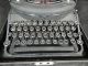 Remington Typewriter Deluxe Noiseless W/ Case 100 Vintage Glass Key Typewriters photo 1