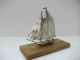 The Sailboat Of Silver960 Of Japan.  76g/ 0.  68oz.  Takehiko ' S Work. Other Antique Sterling Silver photo 1