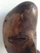 Most Interesting Old Very Small Carved African Face Mask - Other African Antiques photo 3