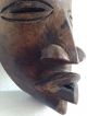 Most Interesting Old Very Small Carved African Face Mask - Other African Antiques photo 4