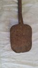Antique 1700s Primitive Open Hearth/oven Wrought Iron Peel,  35 