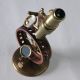 Antique Brass Museum Microscope With Rotating Specimen Drum After Thomas Winter Microscopes & Lab Equipment photo 1