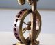 Antique Brass Museum Microscope With Rotating Specimen Drum After Thomas Winter Microscopes & Lab Equipment photo 2
